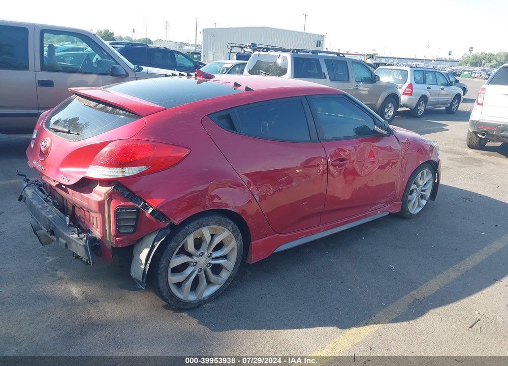 2016 HYUNDAI VELOSTER TURBO VIN: KMHTC6AE5GU253928
