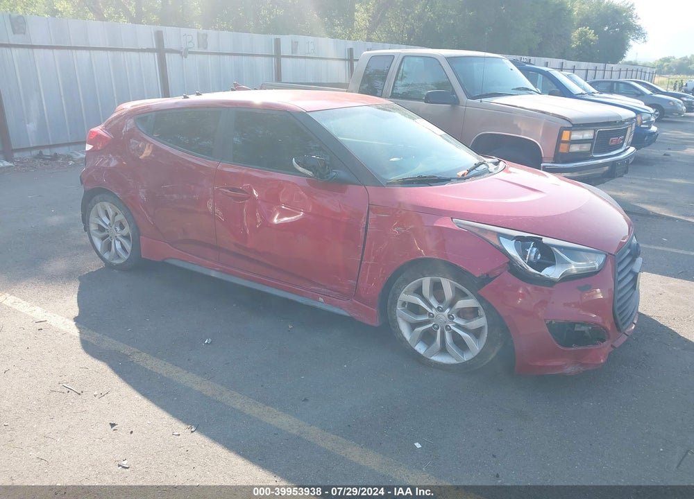2016 HYUNDAI VELOSTER TURBO VIN: KMHTC6AE5GU253928
