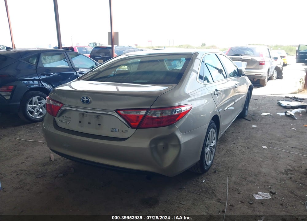 2016 TOYOTA CAMRY HYBRID LE/SE/XLE VIN: 4T1BD1FK6GU178540