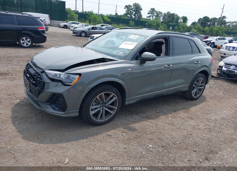 2022 AUDI Q3 PREMIUM 45 TFSI S LINE QUATTRO TIPTRONIC VIN: WA1DECF31N1032182