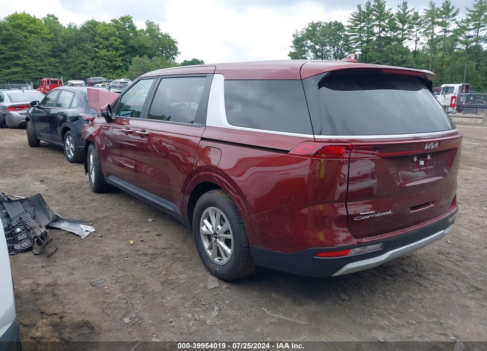 2022 KIA CARNIVAL MPV LX SEAT PACKAGE VIN: KNDNB4H31N6104698