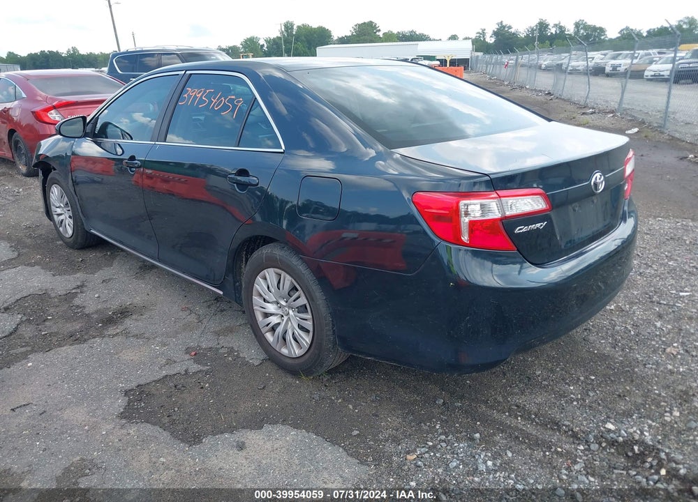 2012 TOYOTA CAMRY L/LE/SE/SE LIMITED EDITION/XLE VIN: 4T4BF1FK8CR200399