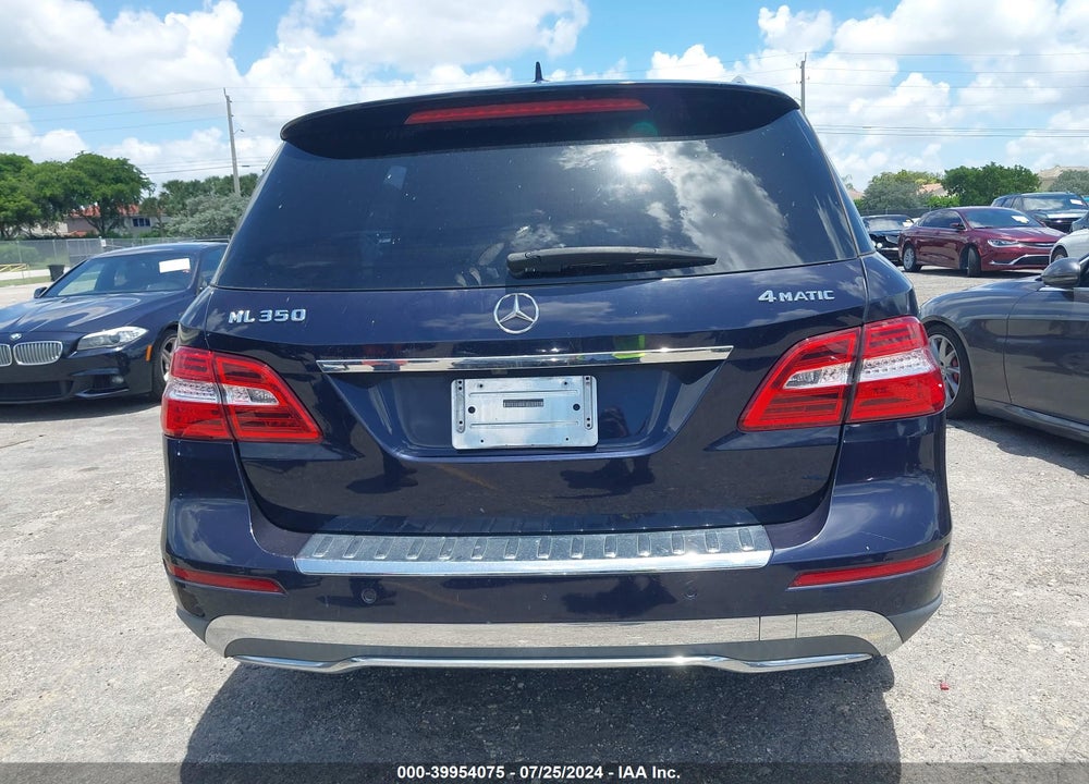 2012 MERCEDES-BENZ ML 350 4MATIC VIN: 4JGDA5HB0CA032216
