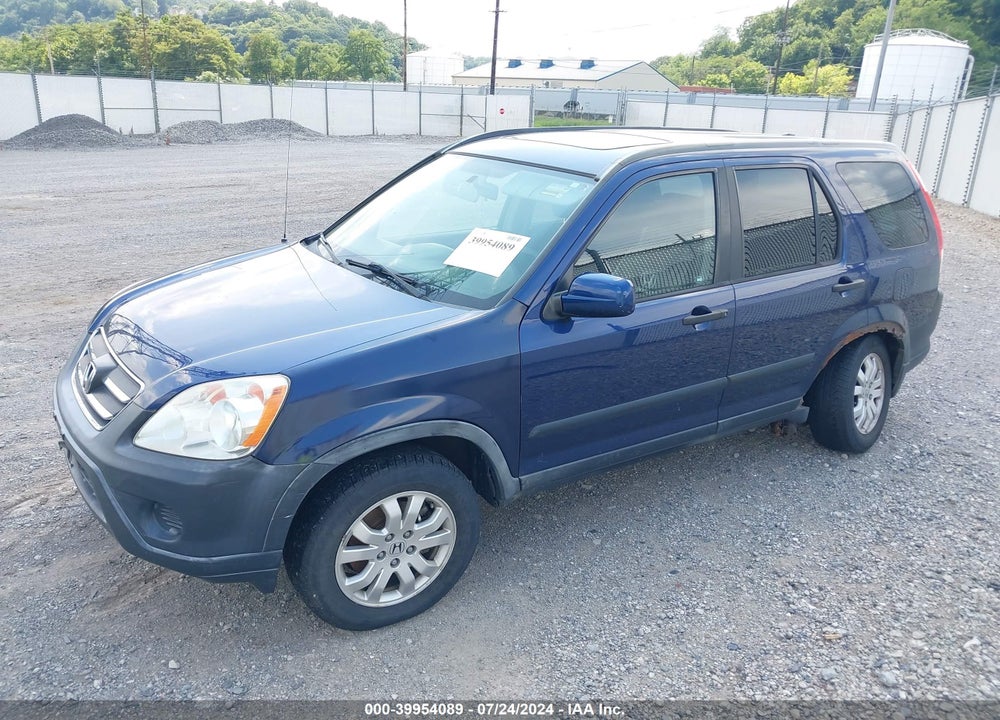 2005 HONDA CR-V EX VIN: JHLRD78865C053566