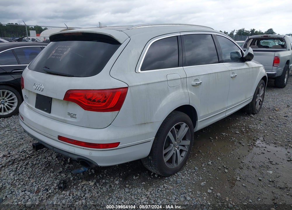 2014 AUDI Q7 3.0T PREMIUM VIN: WA1LGAFE0ED010703