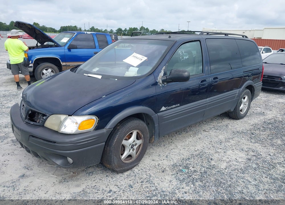 2001 PONTIAC MONTANA M16 W/1SG PKG. VIN: 1GMDX03E31D162196