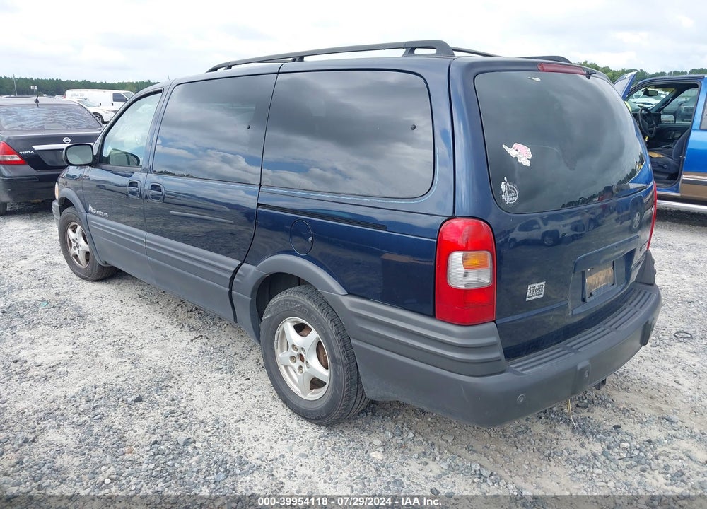 2001 PONTIAC MONTANA M16 W/1SG PKG. VIN: 1GMDX03E31D162196