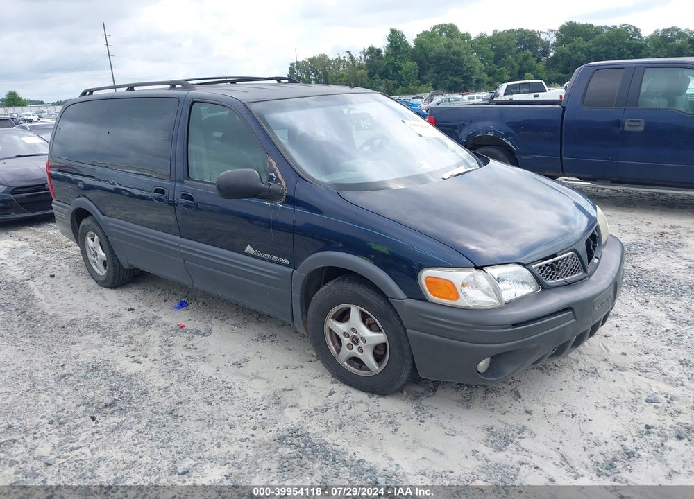 2001 PONTIAC MONTANA M16 W/1SG PKG. VIN: 1GMDX03E31D162196