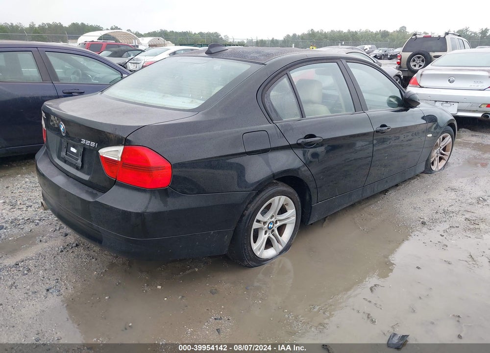 2008 BMW 328I VIN: WBAVA335X8KX85362