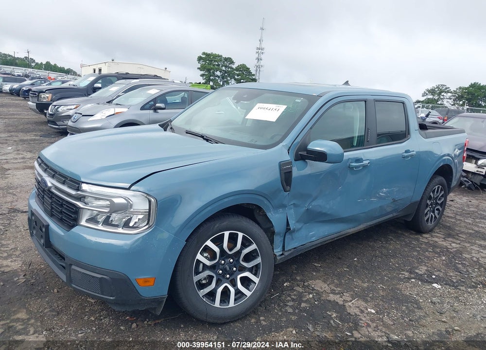 2022 FORD MAVERICK LARIAT VIN: 3FTTW8E30NRA57917