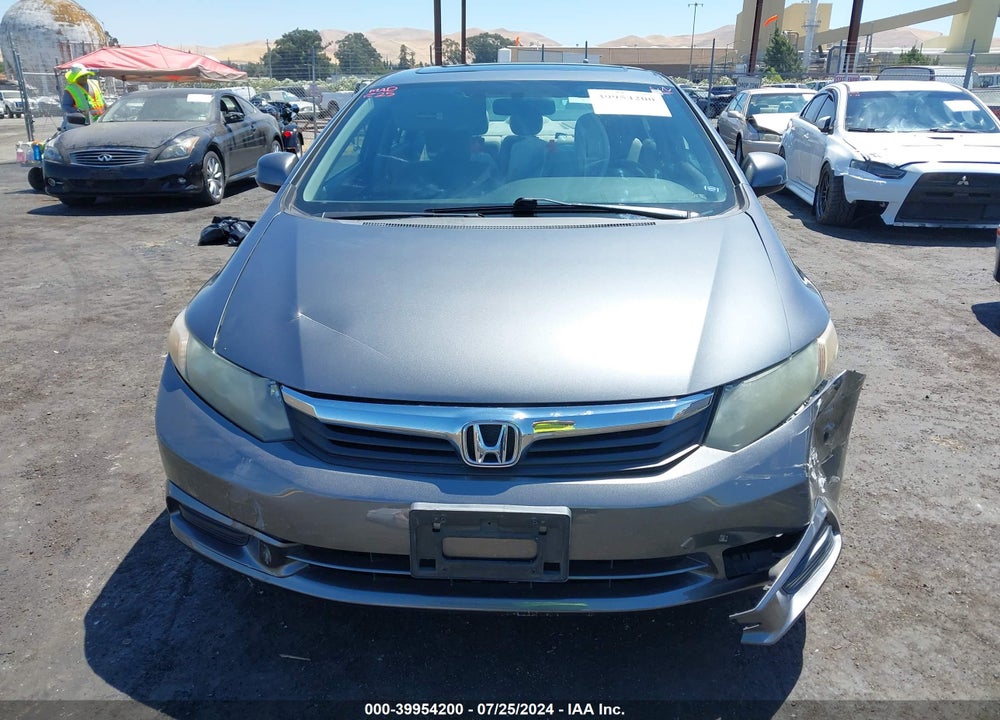 2012 HONDA CIVIC EX VIN: 19XFB2F88CE355278