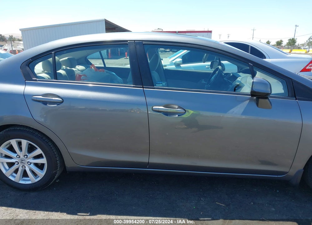 2012 HONDA CIVIC EX VIN: 19XFB2F88CE355278