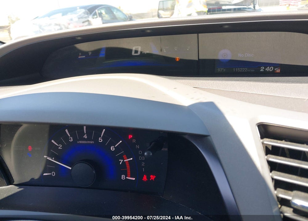 2012 HONDA CIVIC EX VIN: 19XFB2F88CE355278