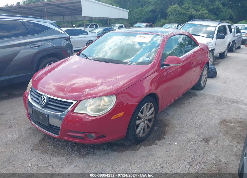 2008 VOLKSWAGEN EOS KOMFORT/TURBO VIN: WVWBA71F48V029064