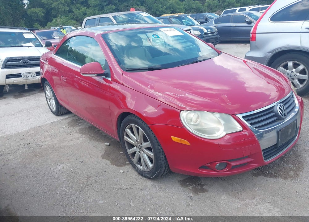 2008 VOLKSWAGEN EOS KOMFORT/TURBO VIN: WVWBA71F48V029064