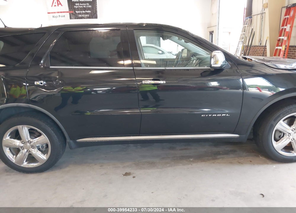 2012 DODGE DURANGO CITADEL VIN: 1C4RDHEG5CC275589