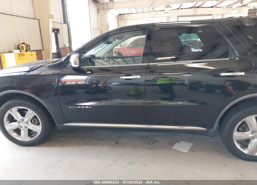 2012 DODGE DURANGO CITADEL VIN: 1C4RDHEG5CC275589