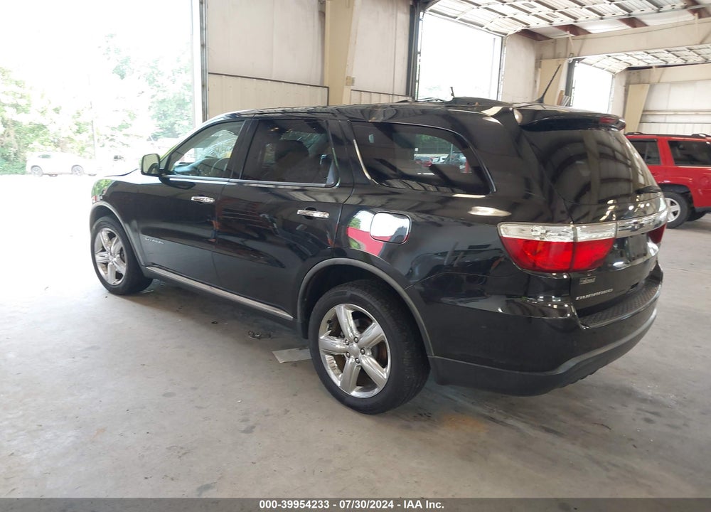2012 DODGE DURANGO CITADEL VIN: 1C4RDHEG5CC275589