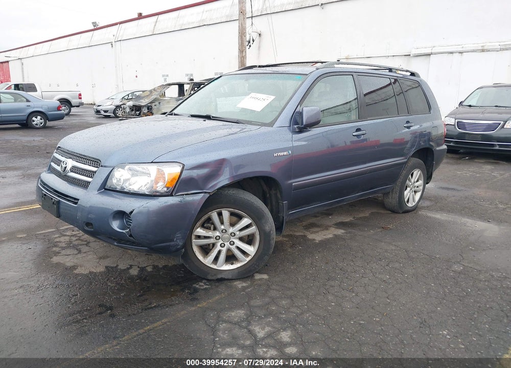 2006 TOYOTA HIGHLANDER HYBRID V6 (ECVT) VIN: JTEEW21A160029387