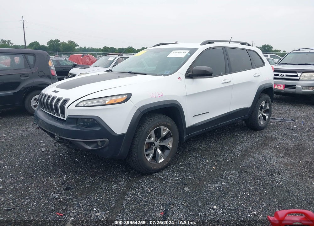 2015 JEEP CHEROKEE TRAILHAWK VIN: 1C4PJMBS2FW741077