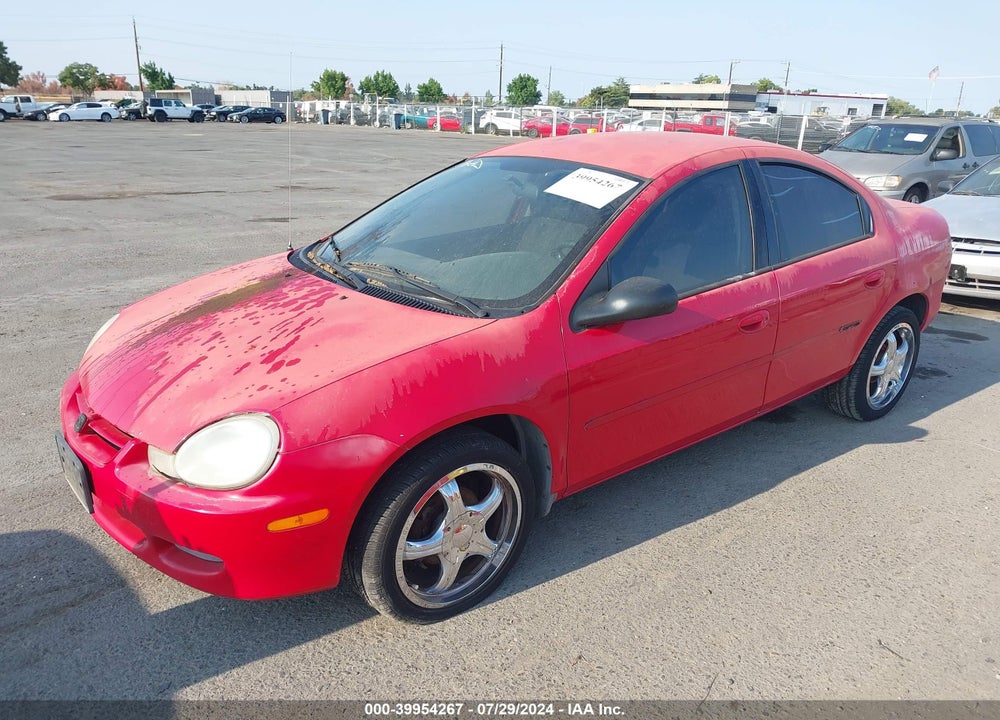 2002 DODGE NEON VIN: 1B3ES26C52D657337