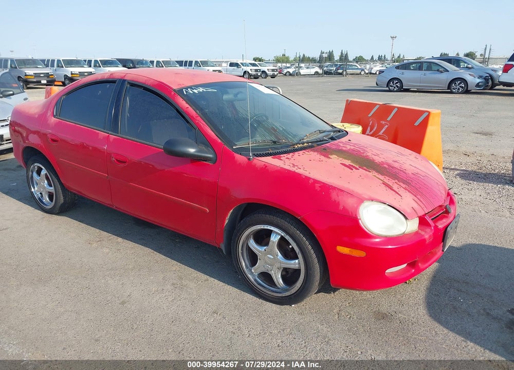 2002 DODGE NEON VIN: 1B3ES26C52D657337