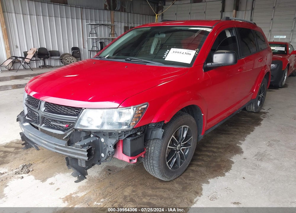 2018 DODGE JOURNEY SE VIN: 3C4PDCAB6JT309531