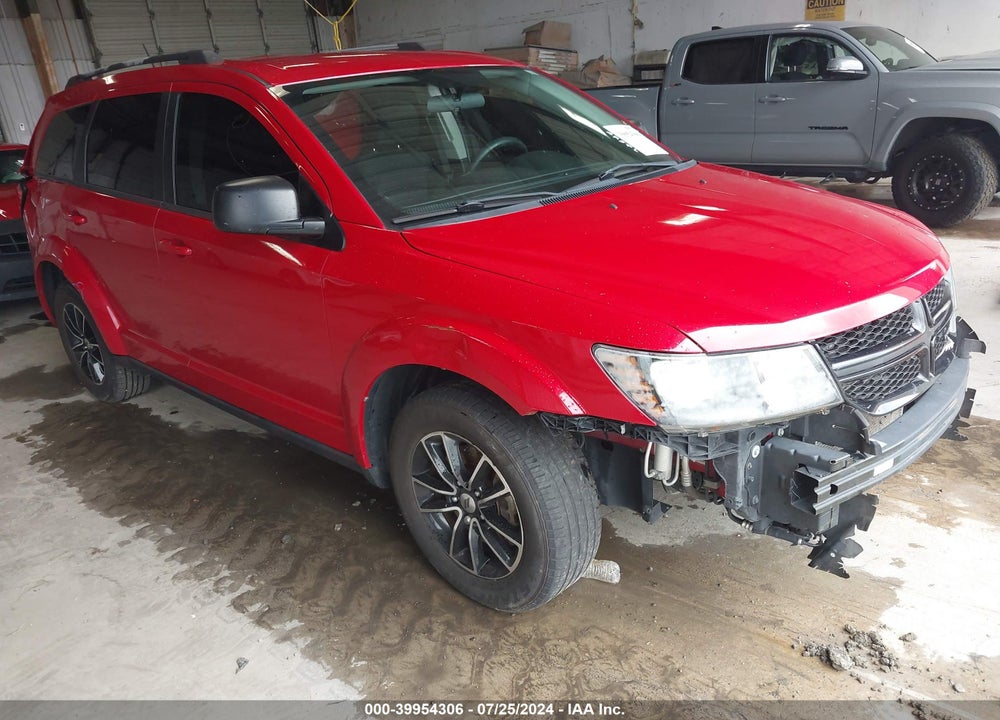 2018 DODGE JOURNEY SE VIN: 3C4PDCAB6JT309531