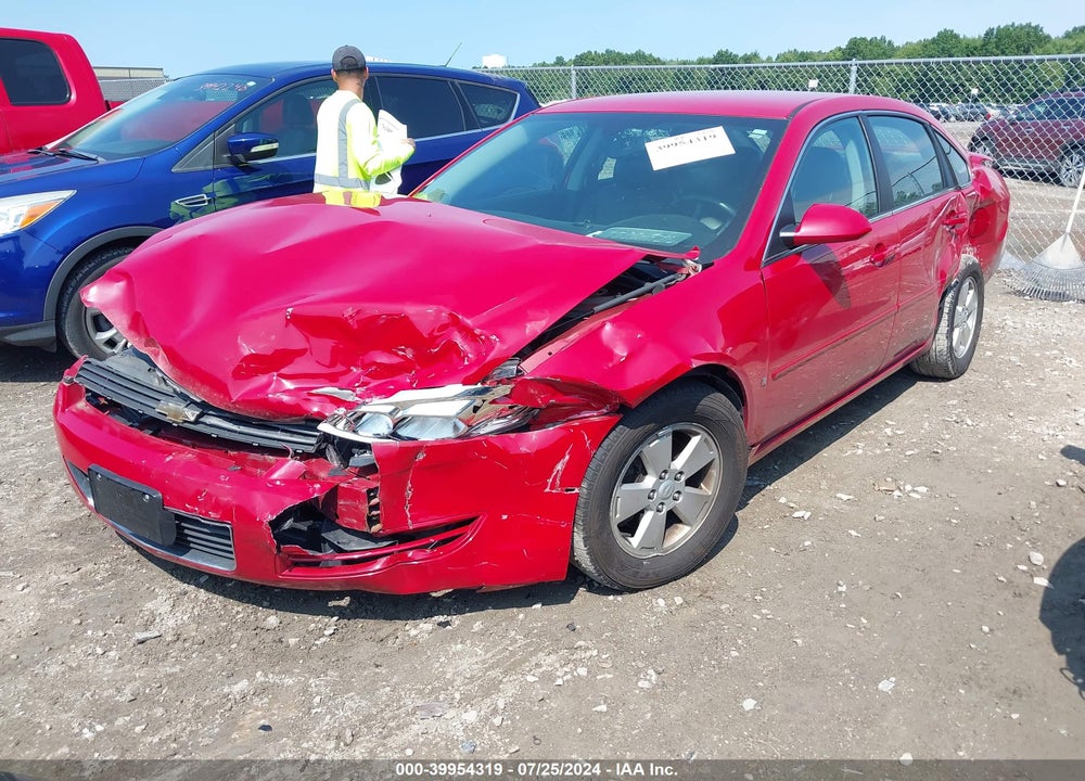 2008 CHEVROLET IMPALA LT VIN: 2G1WT58KX81252397