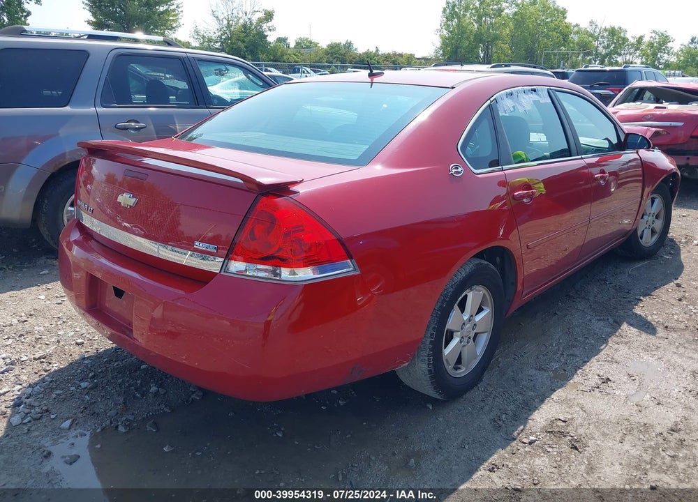 2008 CHEVROLET IMPALA LT VIN: 2G1WT58KX81252397