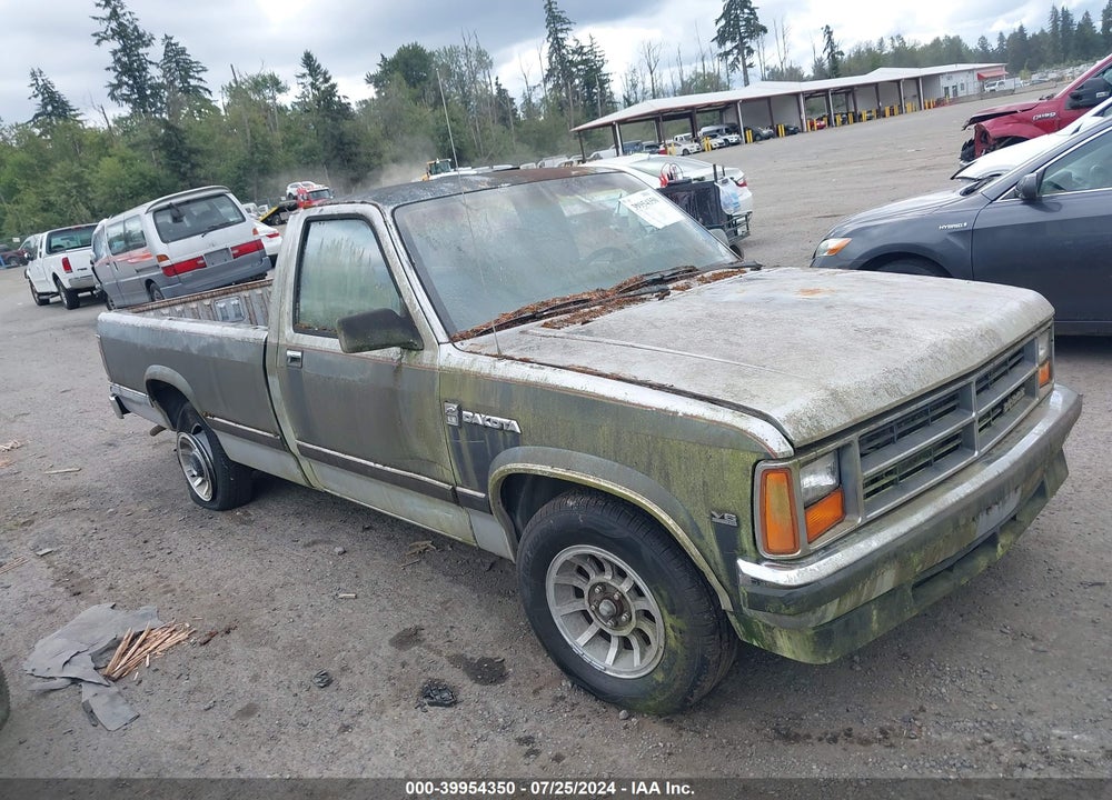 1987 DODGE DAKOTA VIN: 1B7GN14M8HS387612