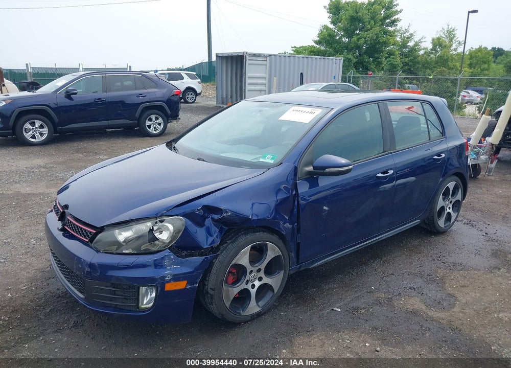 2012 VOLKSWAGEN GTI 4-DOOR VIN: WVWHD7AJ9CW075921