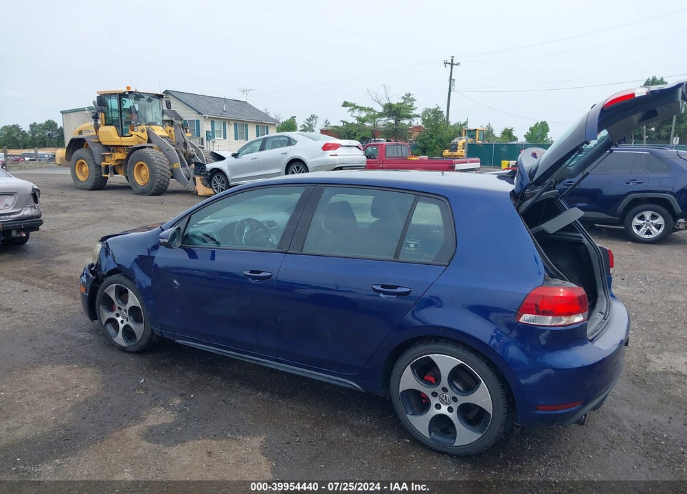 2012 VOLKSWAGEN GTI 4-DOOR VIN: WVWHD7AJ9CW075921