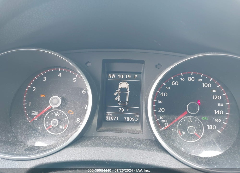 2012 VOLKSWAGEN GTI 4-DOOR VIN: WVWHD7AJ9CW075921
