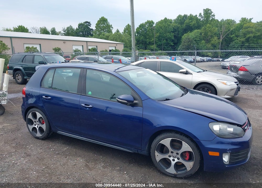 2012 VOLKSWAGEN GTI 4-DOOR VIN: WVWHD7AJ9CW075921