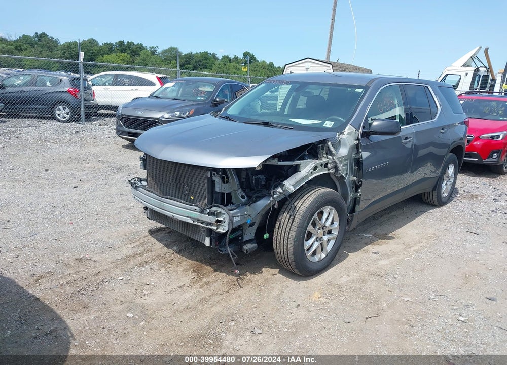 2020 CHEVROLET TRAVERSE AWD LS VIN: 1GNEVFKW2LJ180034