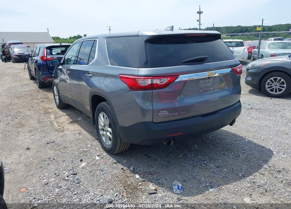 2020 CHEVROLET TRAVERSE AWD LS VIN: 1GNEVFKW2LJ180034