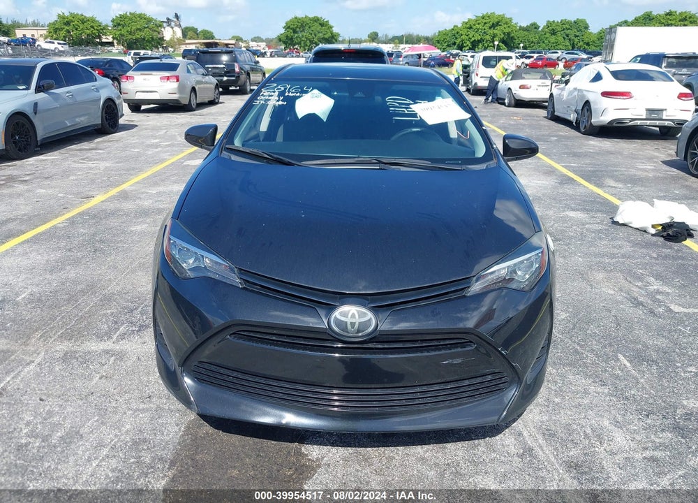2019 TOYOTA COROLLA LE VIN: 2T1BURHE1KC195424