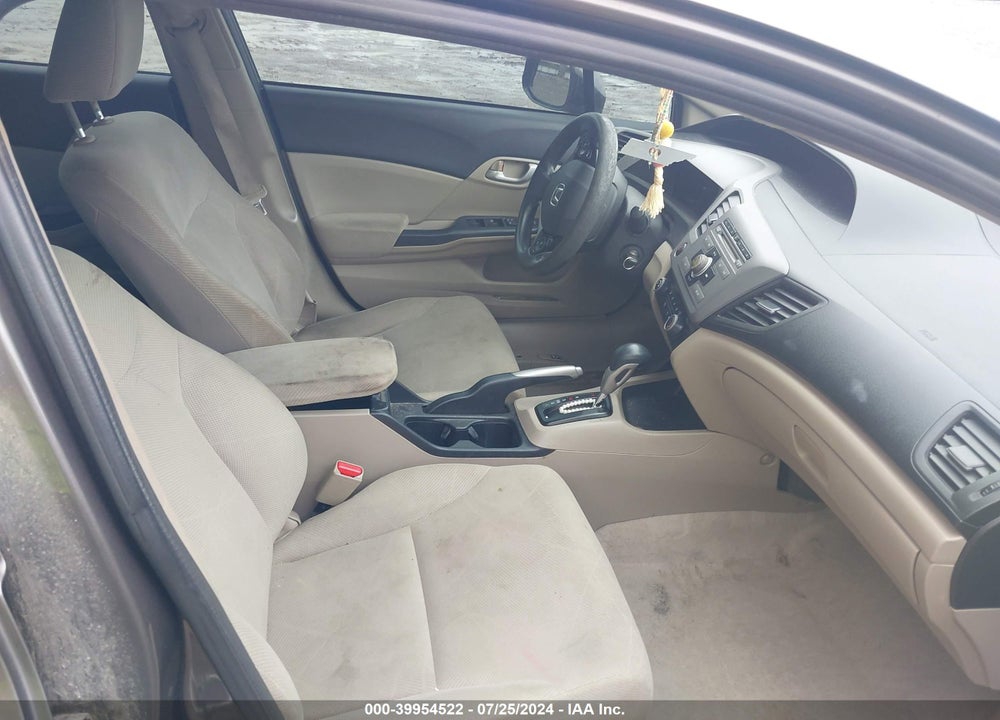 2012 HONDA CIVIC LX VIN: 19XFB2F51CE057290