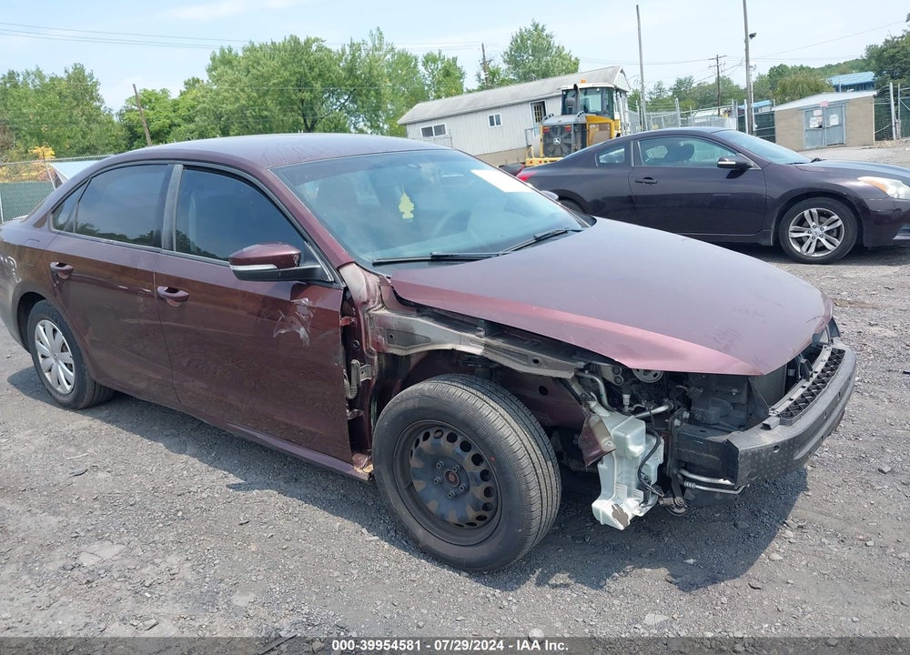 2013 VOLKSWAGEN PASSAT 2.5L S VIN: 1VWAP7A36DC099720