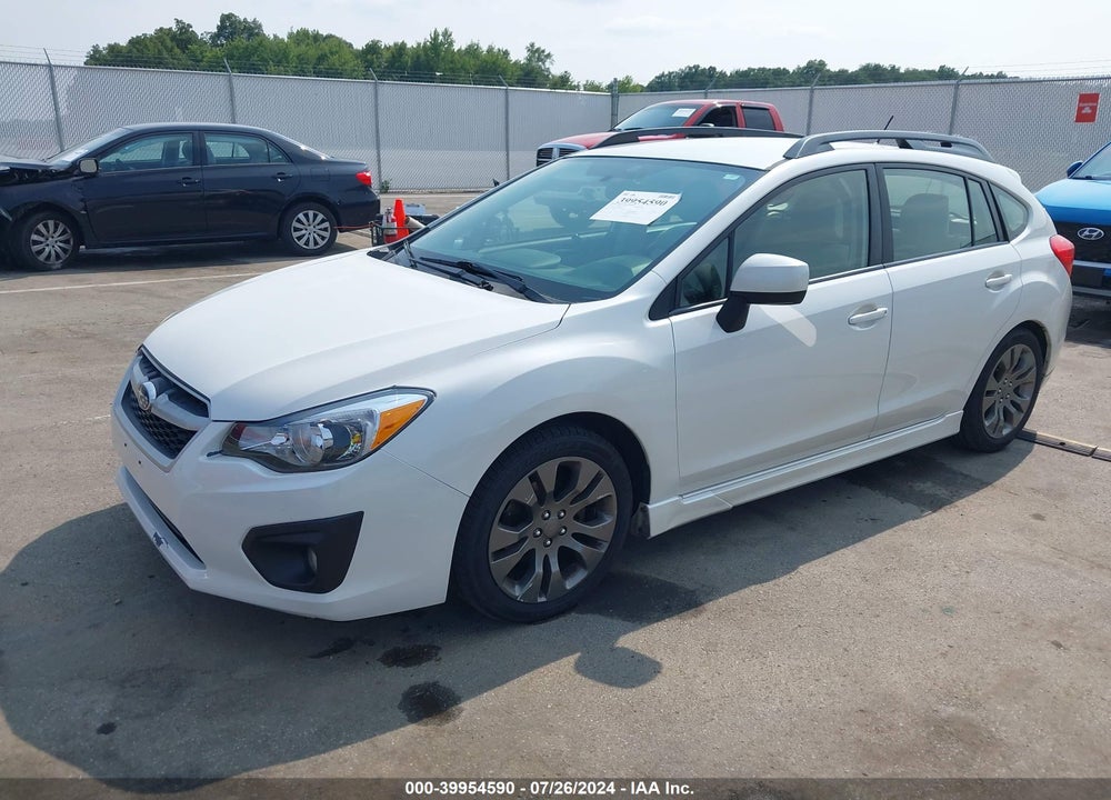 2012 SUBARU IMPREZA VIN: JF1GPAL69CH218157