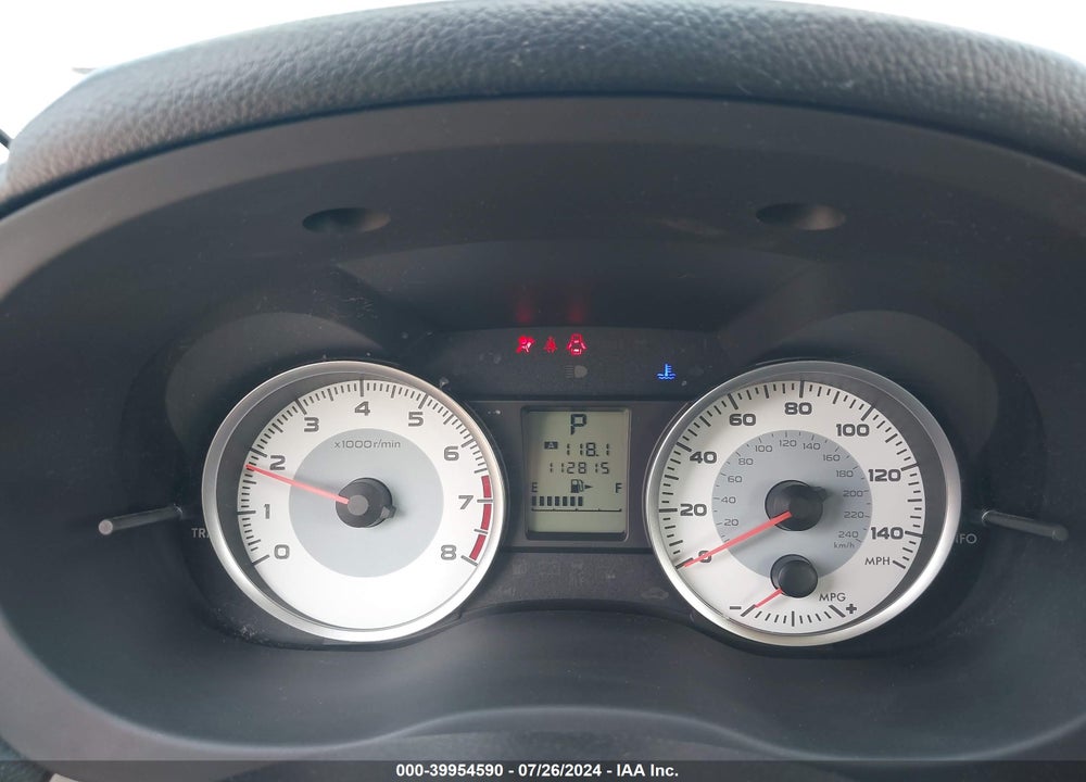 2012 SUBARU IMPREZA VIN: JF1GPAL69CH218157
