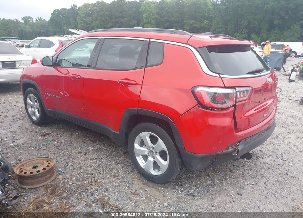 2019 JEEP COMPASS LATITUDE FWD VIN: 3C4NJCBB8KT851424
