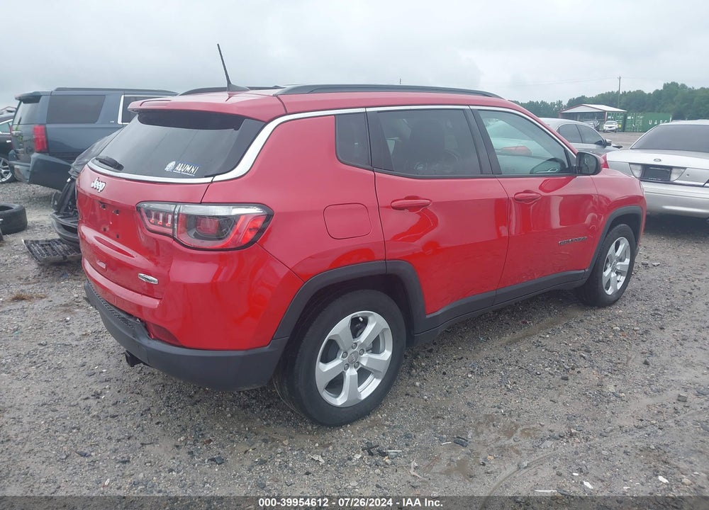 2019 JEEP COMPASS LATITUDE FWD VIN: 3C4NJCBB8KT851424