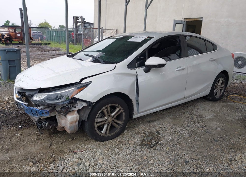 2017 CHEVROLET CRUZE LT AUTO VIN: 1G1BE5SM4H7207235