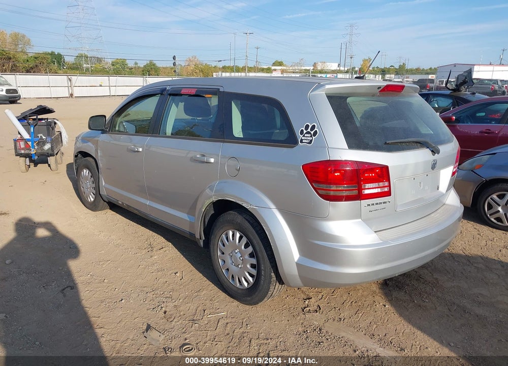 2009 DODGE JOURNEY SE VIN: 3D4GG47B49T244407