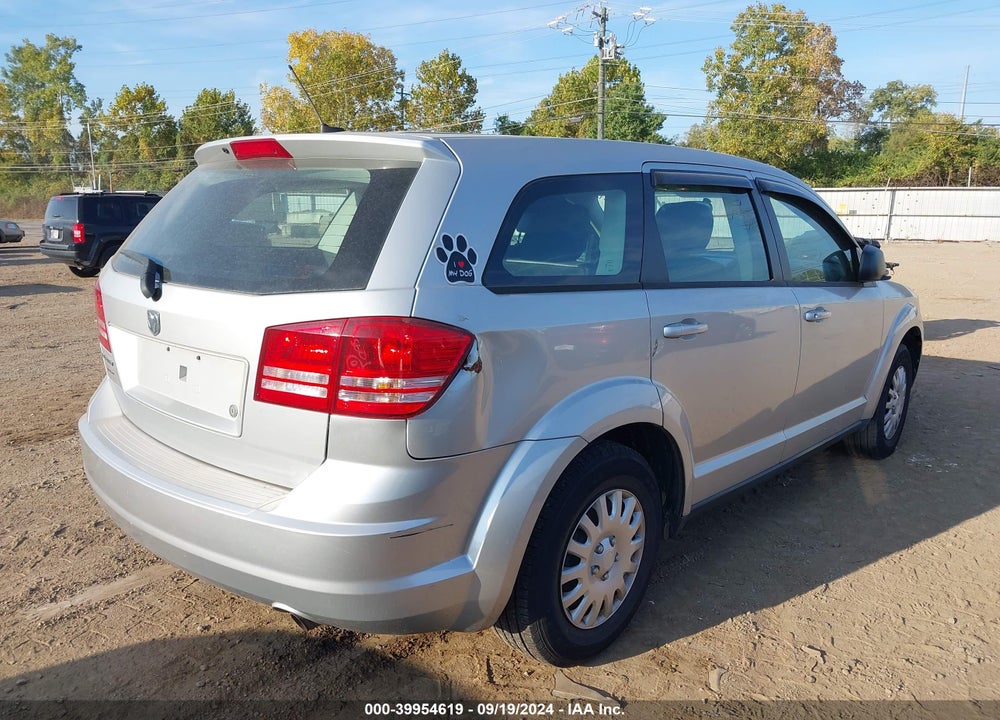 2009 DODGE JOURNEY SE VIN: 3D4GG47B49T244407