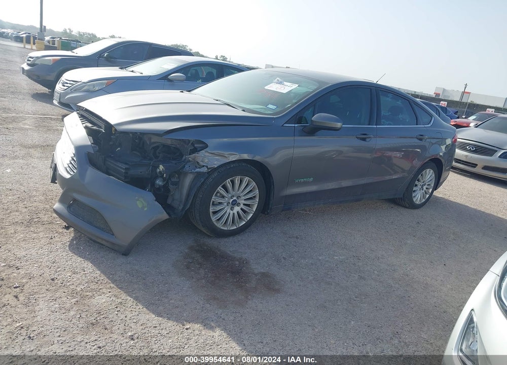 2014 FORD FUSION HYBRID S VIN: 3FA6P0UUXER354642