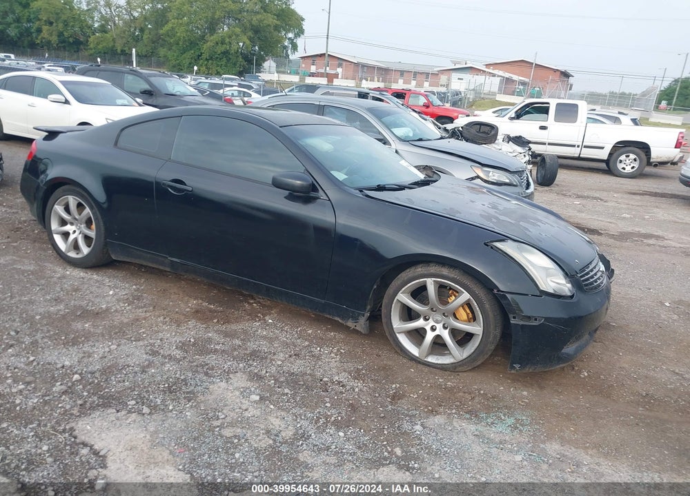 2003 INFINITI G35 BASE W/6 SPEED MANUAL VIN: JNKCV54EX3M221358