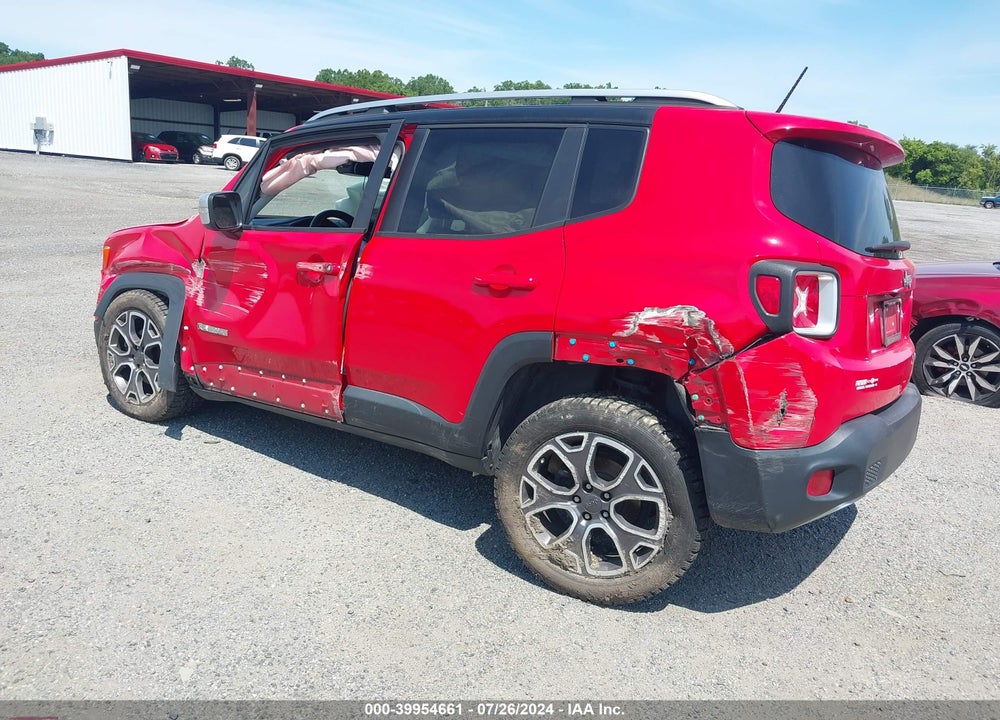 2016 JEEP RENEGADE LIMITED VIN: ZACCJADT0GPC83430